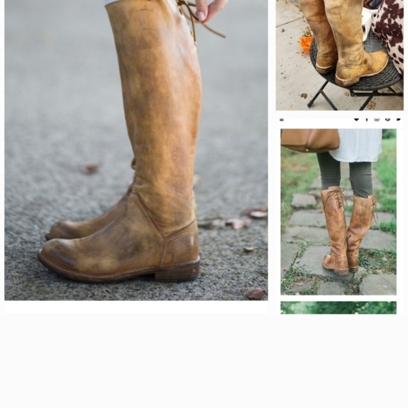 Rustic MANCHESTER Bed Stu Distressed Boots - Picture 4 of 12